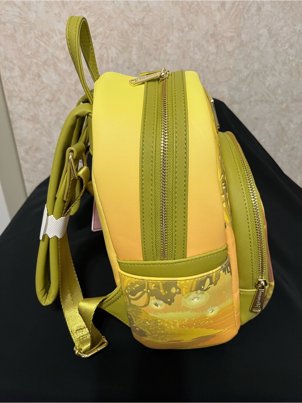 Disney x Loungefly Yellow Tiana Mini Backpack - Picture 3 of 7